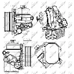 Uljni hladnjak, ulje za motor NRF NRF 31308 IC-DEB3F1