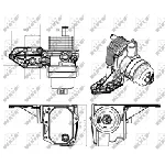 Uljni hladnjak, ulje za motor NRF NRF 31309 IC-DEB3F2