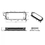 Uljni hladnjak, ulje za motor NRF NRF 31319 IC-DEB3E8