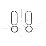Uljni hladnjak, ulje za motor NRF NRF 31338 IC-DF12EF