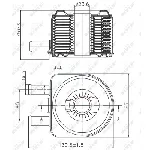 Uljni hladnjak, ulje za motor NRF NRF 31735 IC-C2FE71