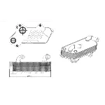 Uljni hladnjak, ulje za motor NRF NRF 31828 IC-G0QBQF