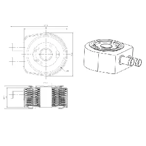 Uljni hladnjak, ulje za motor NRF NRF 31834 IC-G0QF7J