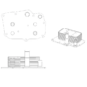 Uljni hladnjak, ulje za motor NRF NRF 31841 IC-G0QF7Q