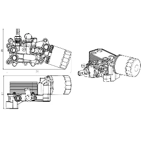 Uljni hladnjak, ulje za motor NRF NRF 31845 IC-G0QF7U
