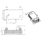 Uljni hladnjak, ulje za motor NRF NRF 31846 IC-G0QF7V