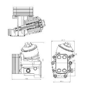 Uljni hladnjak, ulje za motor NRF NRF 31847 IC-G0QF7W