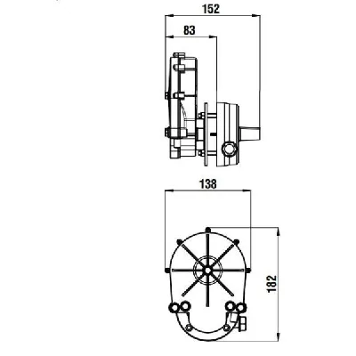 Upravljački mehanizam RIVIERA 62.00874.00 IC-G0ZWA9