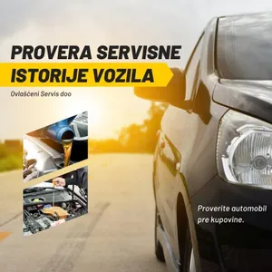 Usluga provere servisne istorije vozila Usluga provere servisne istorije vozila