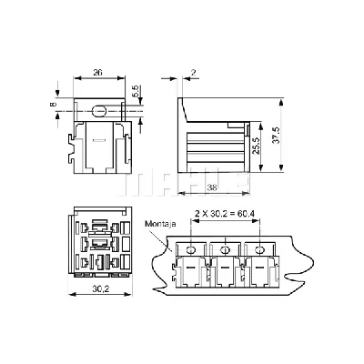 Utični naglavak MAHLE MRC 2 IC-G0RLXO