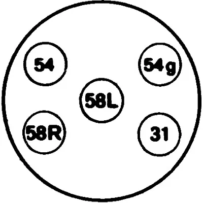 Utičnica HELLA 8JB001 940-001 IC-B527AA