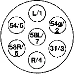 Utičnica HELLA 8JB001 941-001 IC-B527AB