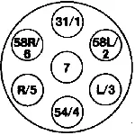 Utičnica HELLA 8JB003 833-001 IC-258412