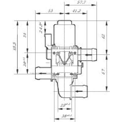 Ventil, upravljanje vazduhom-usisni vazduh BOSCH 1 147 412 207 IC-C69843