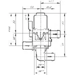 Ventil, upravljanje vazduhom-usisni vazduh BOSCH 1 147 412 211 IC-DC3BEE
