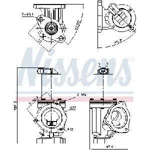 Ventil za recirkulaciju NISSENS NIS 98167 IC-F8930E