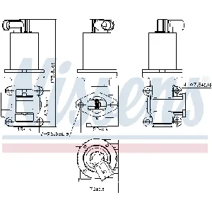 Ventil za recirkulaciju NISSENS NIS 98180 IC-F89311