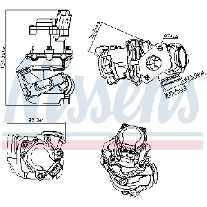 Ventil za recirkulaciju NISSENS NIS 98188 IC-G0RIS6