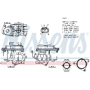 Ventil za recirkulaciju NISSENS NIS 98192 IC-G0U3A8