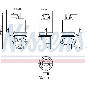 Ventil za recirkulaciju NISSENS NIS 98201 IC-F89303