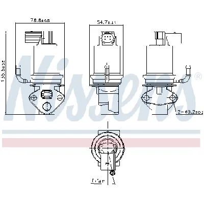 Ventil za recirkulaciju NISSENS NIS 98201 IC-F89303