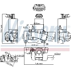Ventil za recirkulaciju NISSENS NIS 98227 IC-F89309