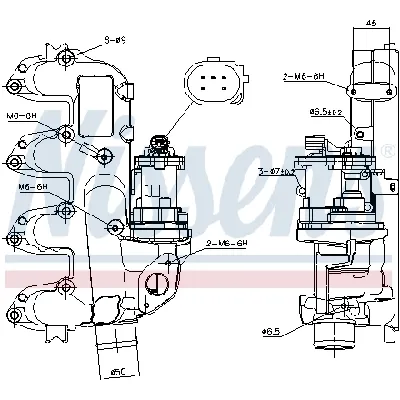 Ventil za recirkulaciju NISSENS NIS 98234 IC-G0T0PR