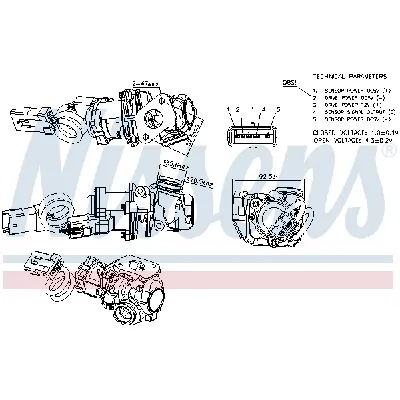 Ventil za recirkulaciju NISSENS NIS 98244 IC-G0RIS9