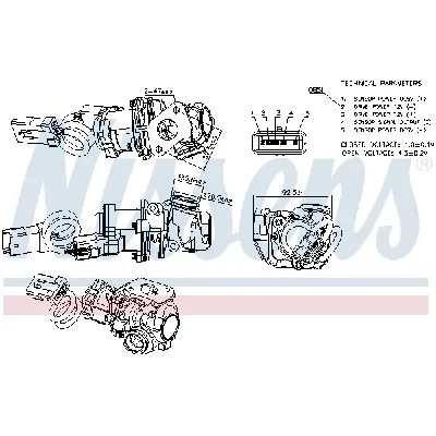 Ventil za recirkulaciju NISSENS NIS 98245 IC-G0RISA