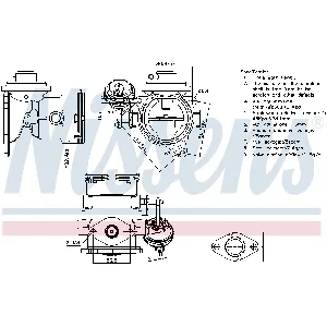 Ventil za recirkulaciju NISSENS NIS 98268 IC-G0Q99F