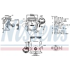 Ventil za recirkulaciju NISSENS NIS 98297 IC-G0Q99I