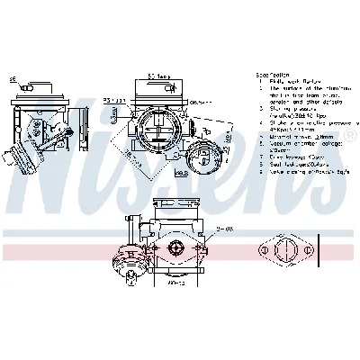 Ventil za recirkulaciju NISSENS NIS 98298 IC-G0Q99J