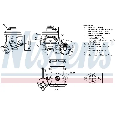 Ventil za recirkulaciju NISSENS NIS 98299 IC-G0Q99K