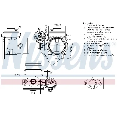 Ventil za recirkulaciju NISSENS NIS 98301 IC-G0PHC6