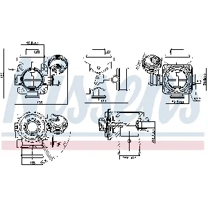 Ventil za recirkulaciju NISSENS NIS 98304 IC-G0Q99N