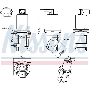 Ventil za recirkulaciju NISSENS NIS 98306 IC-G0Q99O
