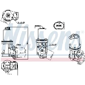 Ventil za recirkulaciju NISSENS NIS 98307 IC-G0R6MU