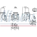 Ventil za recirkulaciju NISSENS NIS 98309 IC-G0Q99Q