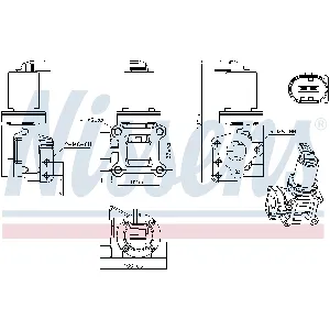 Ventil za recirkulaciju NISSENS NIS 98309 IC-G0Q99Q