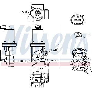 Ventil za recirkulaciju NISSENS NIS 98311 IC-G0R6MV