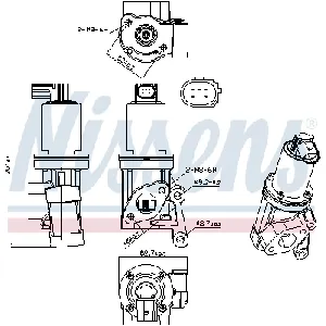 Ventil za recirkulaciju NISSENS NIS 98312 IC-G0Q99R