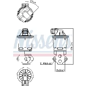 Ventil za recirkulaciju NISSENS NIS 98354 IC-G0W7PK