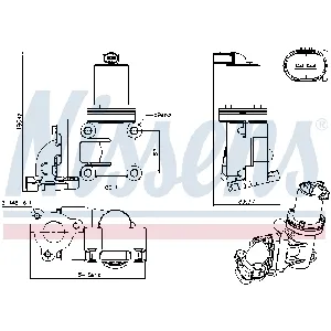 Ventil za recirkulaciju NISSENS NIS 98355 IC-G0T0PX