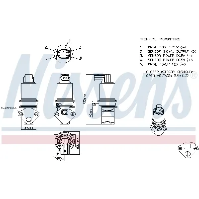 Ventil za recirkulaciju NISSENS NIS 98371 IC-G0W7PM