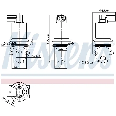 Ventil za recirkulaciju NISSENS NIS 98372 IC-G0W7PN