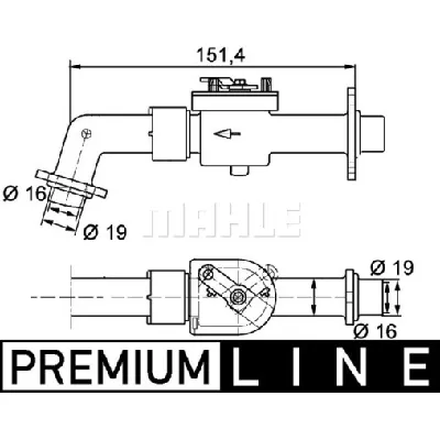 Ventil za regulisanje rashladne tečnosti MAHLE CV 6 000P IC-G08FOQ