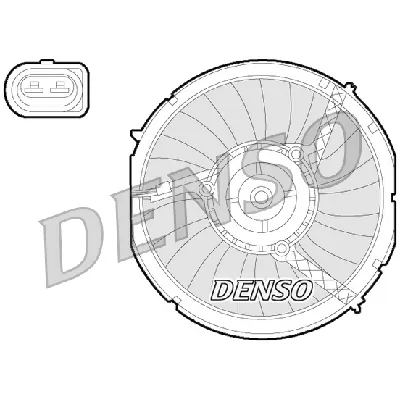 Ventilator, hlađenje motora DENSO DER02003 IC-D0FCD3