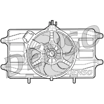 Ventilator, hlađenje motora DENSO DER09021 IC-CFE0BF