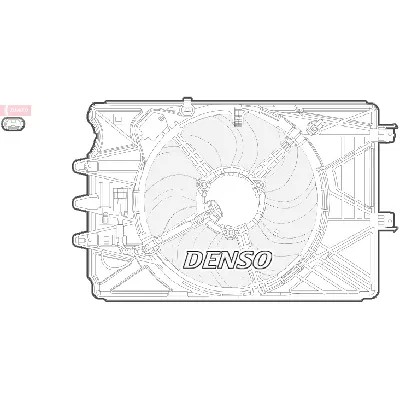 Ventilator, hlađenje motora DENSO DER09069 IC-E5DBCC