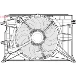 Ventilator, hlađenje motora DENSO DER09074 IC-E29F13